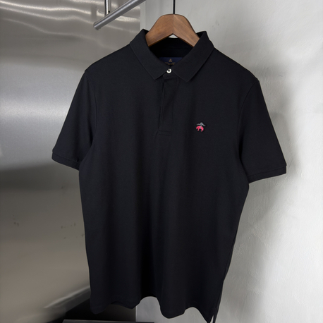 Brooks Brothers Orjinal Etiketli Polo Yaka Siyah