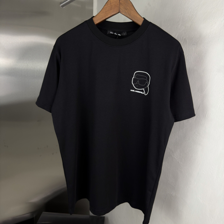 Karl Lagerfeld Orjinal Etiketli T-Shirt Siyah