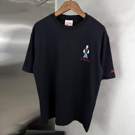 MC2 Saint Barth Orjinal Etiketli T-Shirt Siyah