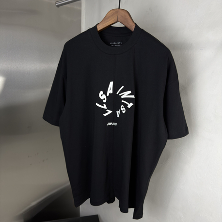Allsaints Oversize T-Shirt Siyah (Orjinal)