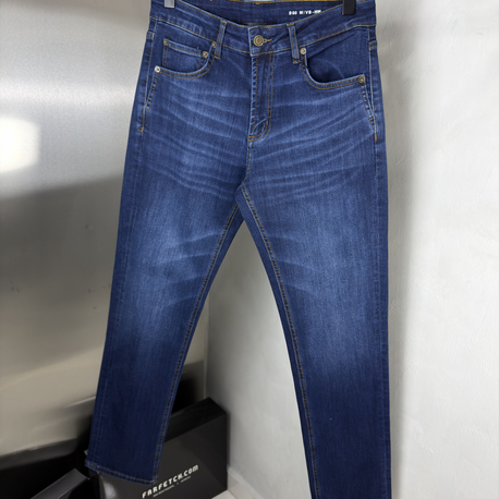 Saint Laurent Orjinal Etiketli Kot Pantolon Koyu Mavi