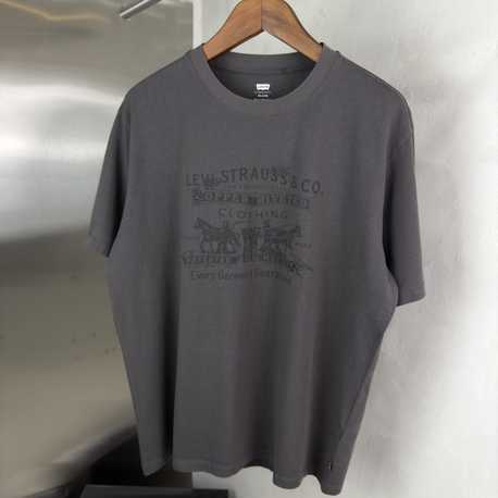 Levis T-Shirt Koyu Füme (Orjinal) (Sırt Detay)