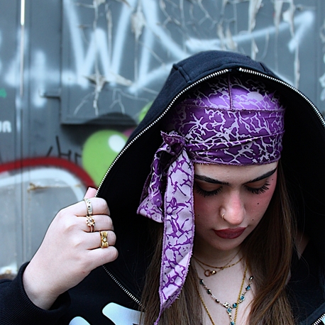 Purpy Mor silky/ipek durag 