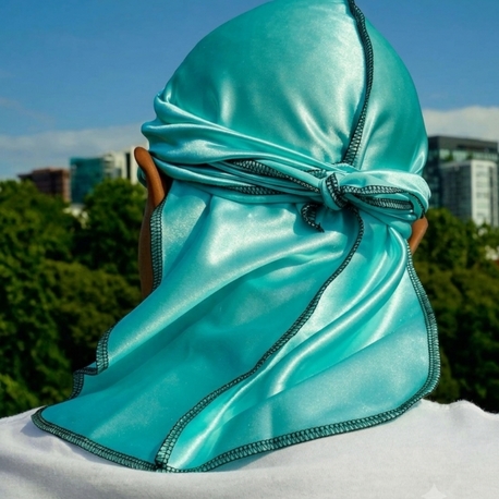 Turkuaz saten/silky durag