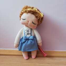 Metoo Doll Kıvırcık Saçlı Etekli