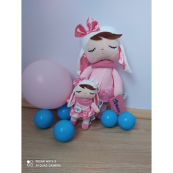 Metoo Doll Orman Temalı İkili Set Tavşan Pembe Bir Büyük Bir Küçük Boy