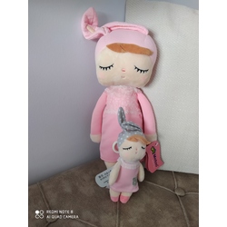 Metoo Doll İkili Set Uzun Elbise Pembe