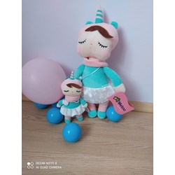 Metoo Doll Orman Temalı İkili Set Unicorn Turkuaz Bir Büyük Bir Küçük Boy