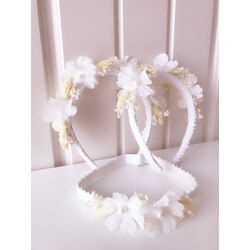 beyaz anne abla bebek set 