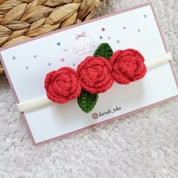 Gül saç bandı 