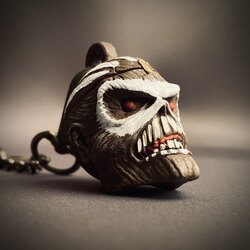 Iron Maiden Eddie Anahtarlık
