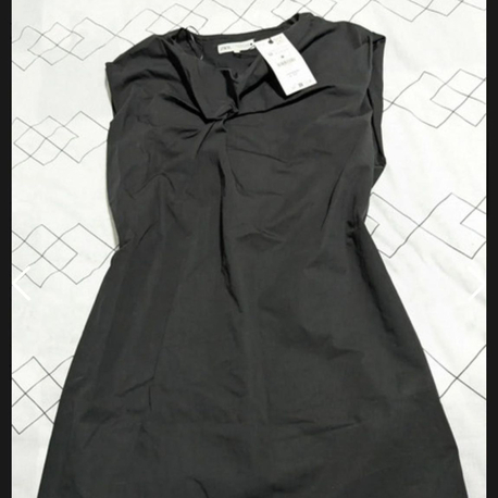 Zara Siyah Mini Elbise
