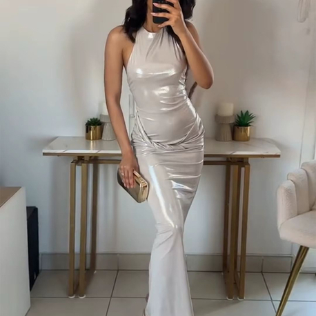 Zara drape elbise 