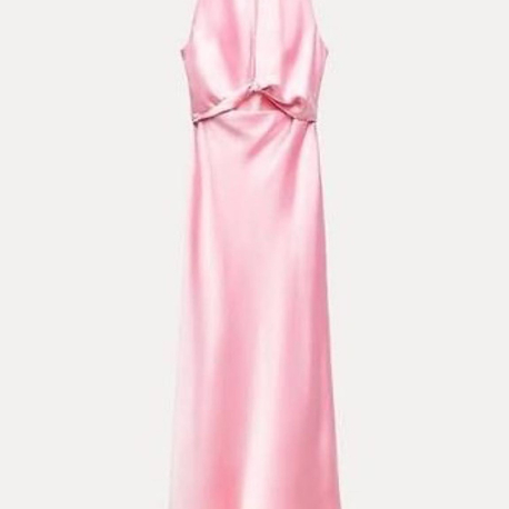 Zara pembe elbise