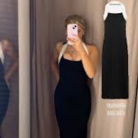Zara siyah elbise