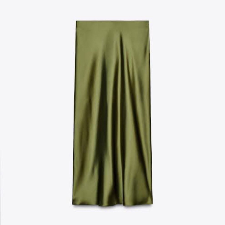 Zara saten etek