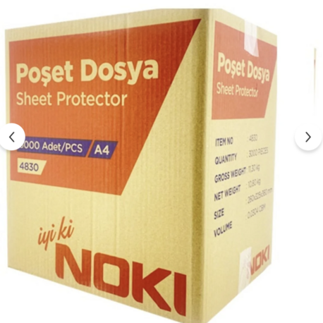 POŞET  DOSYA  NOKİ   100'LÜ   10   PAKET