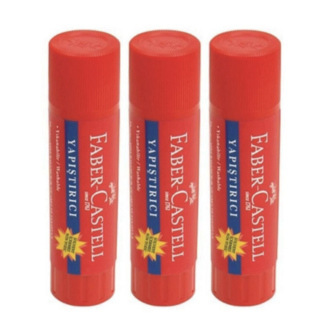 Faber - Castell Stick Yapıştırıcı 10 Gr 3lü