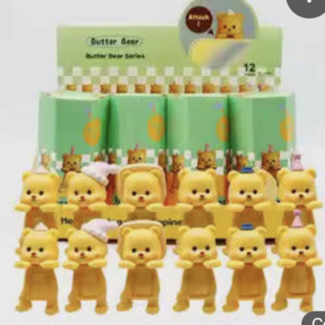 Sonny Angel HIPPERS Butter Bear Series 12 ADET
