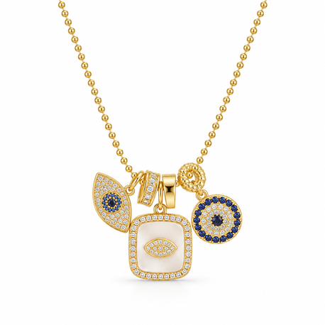 Gold şans kolye 