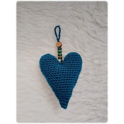 Amigurumi Kalp Anahtarlık