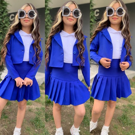 blazer ceketli 3 lü takım