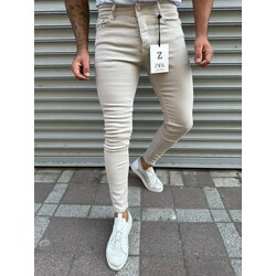 KREM RENGİ FUL LİKRALI SKINY MODEL 