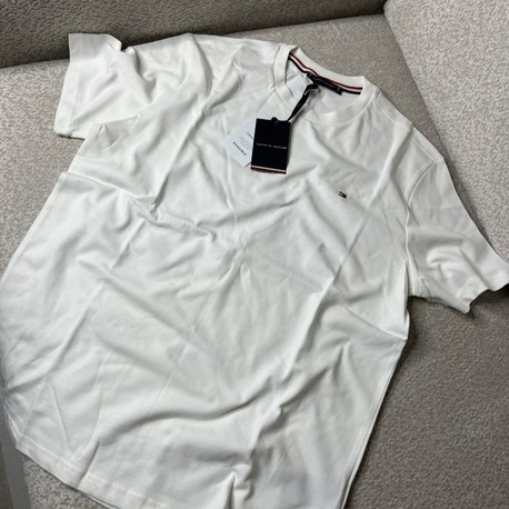 Tommy Hilfiger Beyaz Basic T-shirt 
