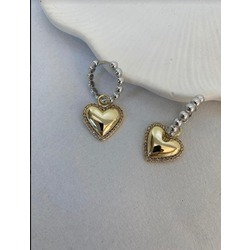 SILVER-GOLD MODEL HEART KÜPE