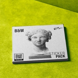 B&W Sticker Pack - Elwyn Sticker