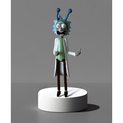 Rick Sanchez 3D Modeli