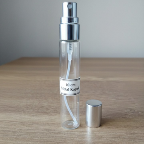 PARFÜM ŞİŞELERİ  5 ADET 10 ML LİK CAM METALKAPAKLI