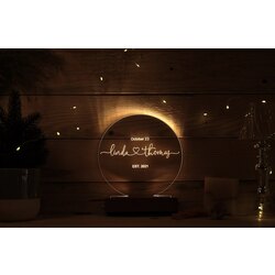 Sevgili gece lambası model 3