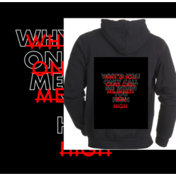 WHY'D YOU ONLY CALL ME WHEN YOU HIGH HOODIE