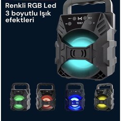 TAŞINABİLİR SES BOMBASI BLUETOOTHLU