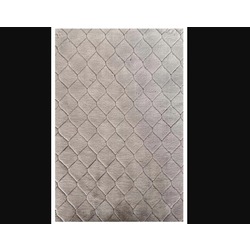 CD006 Phome Tüylü Desenli Yumuşak Halı Comfort Diamond No:2 | Gri 75x110cm 1 Adet