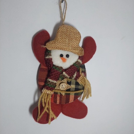 D161616112025 Kumaş noel kapı- PENCERE süsü 15 cm 1 ADET