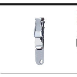 G1005006038731258 Gri Mini Ultra İnce Tırnak Makas Taşınabilir 1 Adet