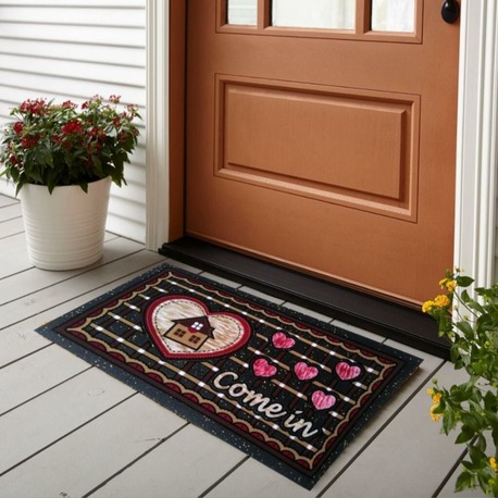 103IFCMIN1911 Home İtalyan Format Kapı Paspas 40x70cm Come In Polyemid 1 Adet