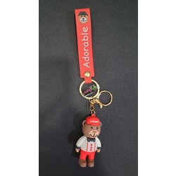 LCGP-2724 Gift Point Animal Anahtarlık Hediyelik Silikon Çanta Aksesuarı Adorable Şanslı 1 Adet