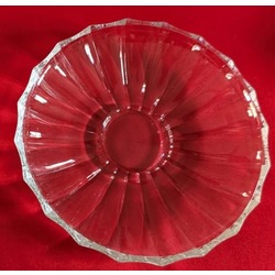 A358581 6'lı Cam Likör Bardak Altlık Tabak Aurea Demitasse Royal Crystal Rock