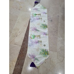 A66792 Es Dekor Runner Püsküllü Çift Taraflı Kullanım 140x45cm Ev Dekorasyon 1 Adet