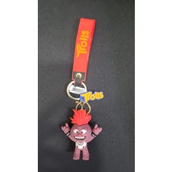 8JMGP-2724 Gift Point Anahtarlık Hediyelik Silikon Çanta Aksesuarı Trolls Metalci Rockçı 1 Adet