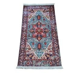 6517 PHOME Vintage Desenli Halı 80x150cm  Koleksiyon Yıkanabilir Katlanabilir Mutf