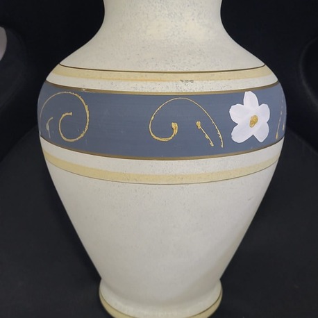 C193418092025 Cam İtalyan El Yapım Vazo Büyük 33cm 1 Adet