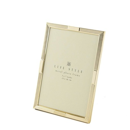P158.391331 Gold Metal Çerçeve 13x18cm DEKORATİF HEDİYELİK