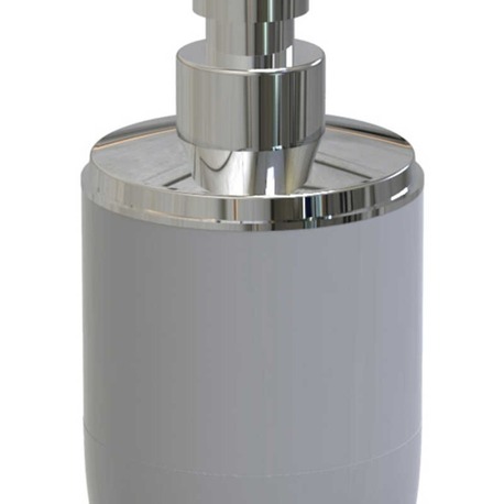 M-SA06-07-P Lima XL Sıvı Sabunluk - Gri & Krom BANYO