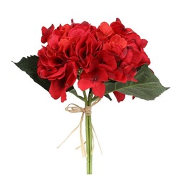 366-060 Ortanca Buket Yapay Çiçek Kırmızı 30cm 1 Adet