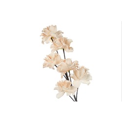 P264.369484 Krem Lilyum Yapay Çiçek 95cm Dekorasyon Gerçekçi 1 Adet