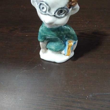 A130307032026 el yapım seramik biblo 6X14CM 1 adet